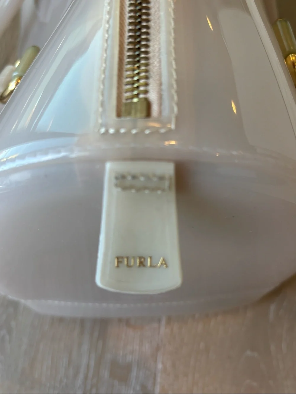 Furla Rose Candy Glossy Dome Satchel - Picture 9 of 10